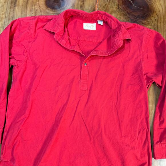 Scully Shirt Rockabilly Men's XL Cotton Pullover Button Western L/S I14 - Picture 2 of 5